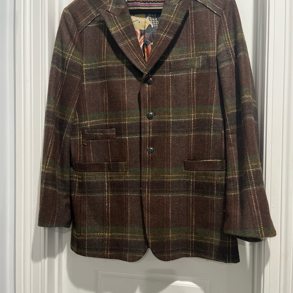 Robert Graham Brown Plaid Jacket